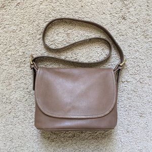 Vintage Coach Fletcher 4150 Bag/Purse/Crossbody Taupe